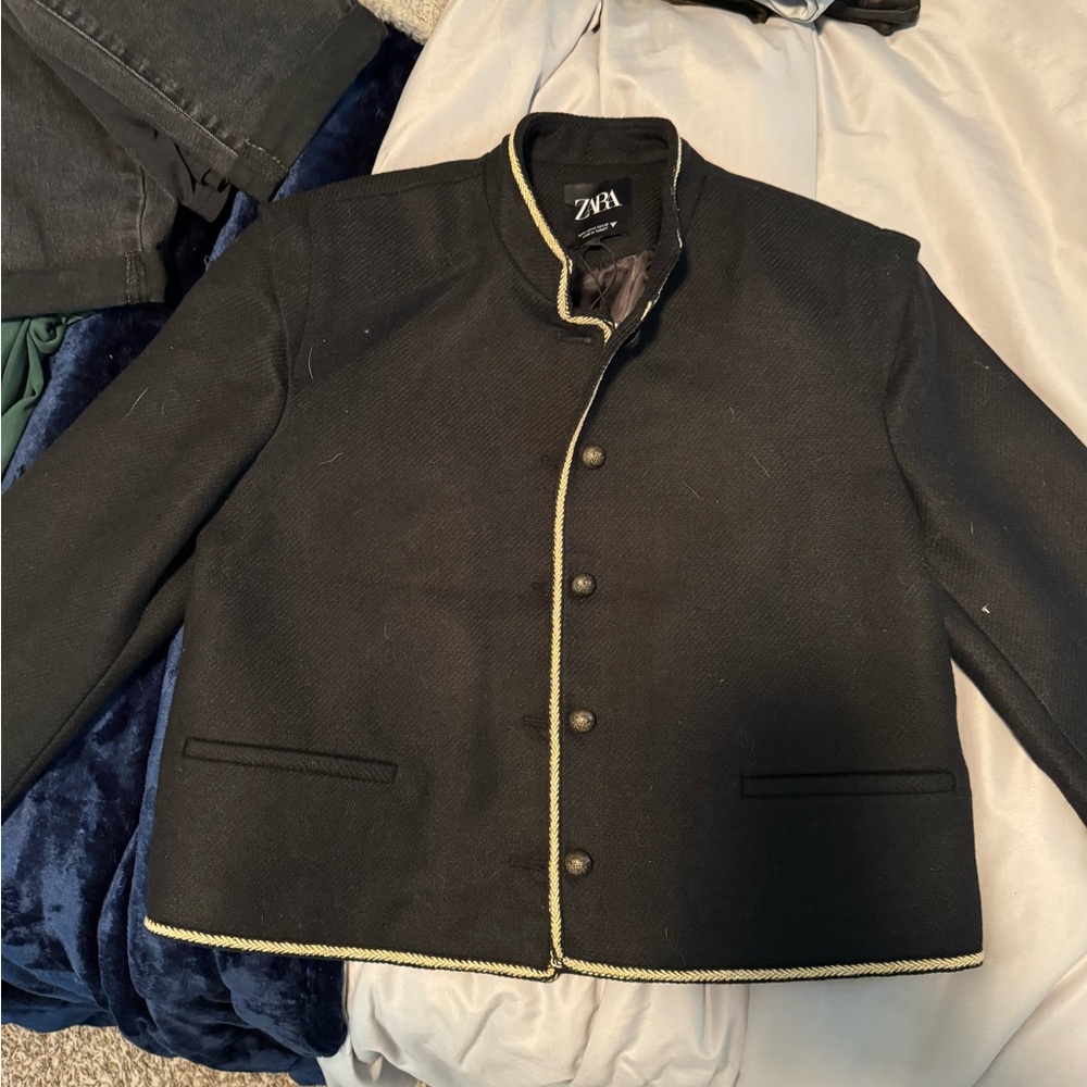 Zara NWT black dress jacket